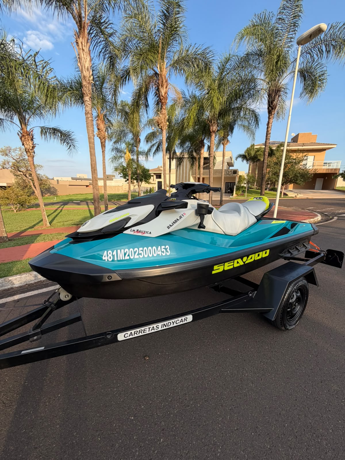 Sea-Doo GTI SE 170 2025 Azul e cinza